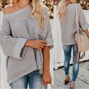 POL Oversized Chenille Sweater